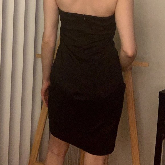 BLACK PARTY DRESS MINI NEW LAURA PETITE - Picture 3 of 9